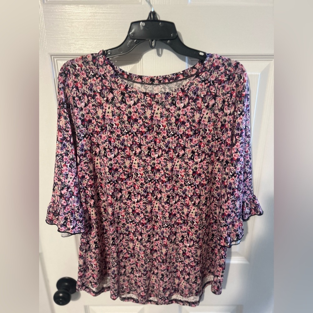 Floral Print Top - 2XL